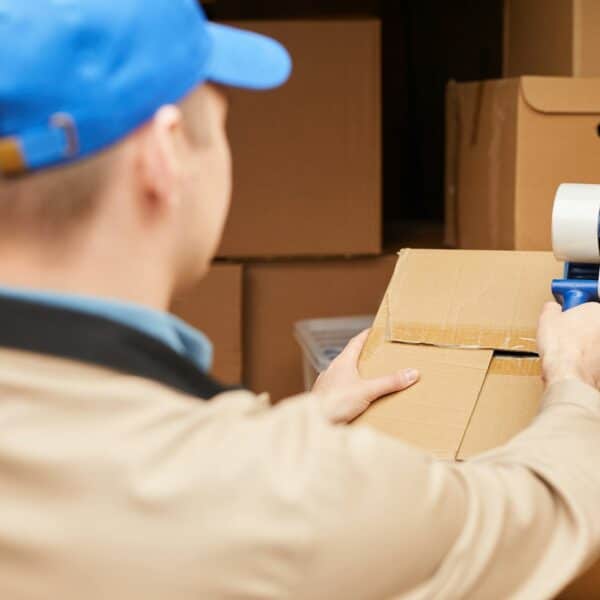 Courier packing boxes